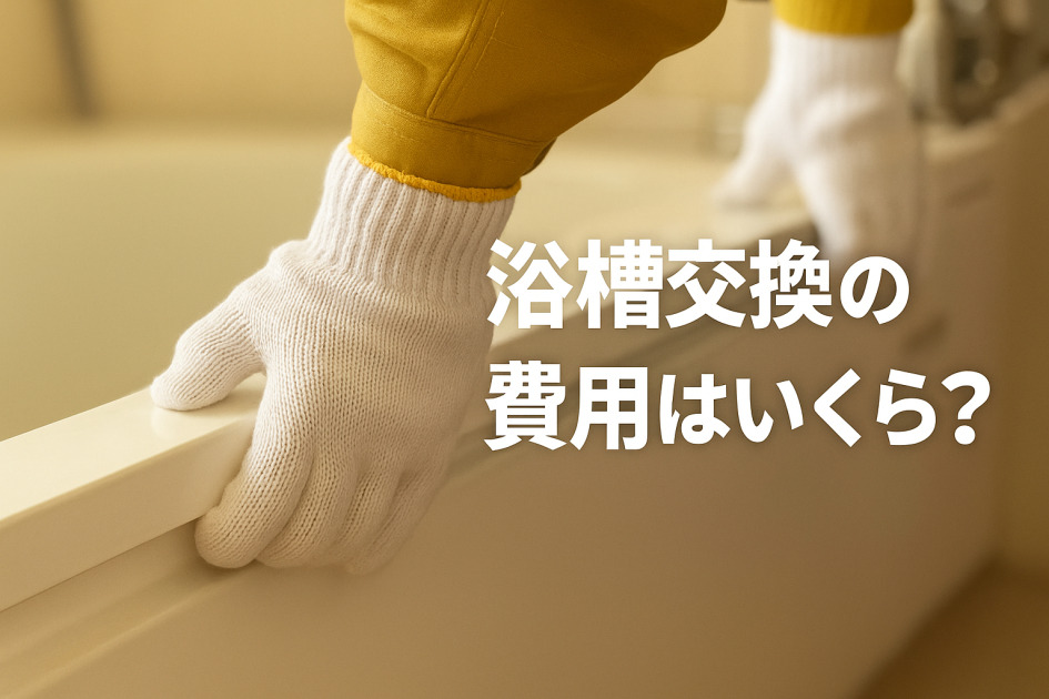 浴槽交換の費用相場は?浴槽のみ交換できるケース・種類別の値段・注意点を解説