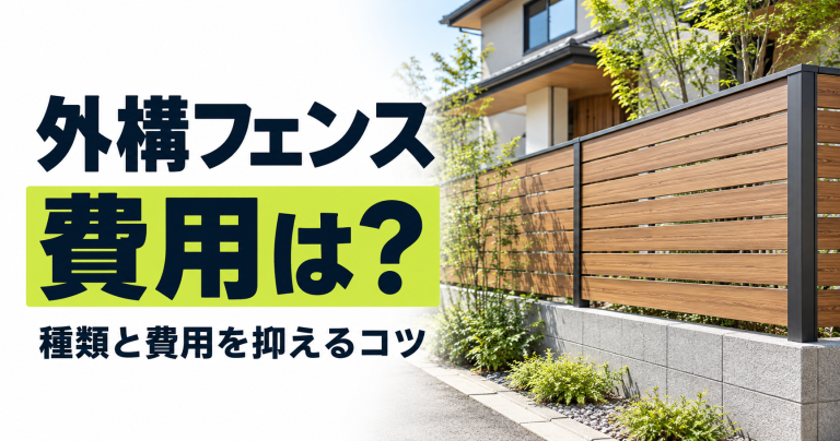 外構フェンスのリフォーム費用はいくら?フェンスの種類や施工事例も紹介