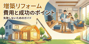 一部屋増やすリフォーム費用は？増築・改築の方法や事例を紹介