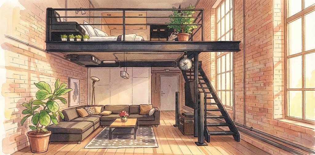 ロフトの増築リフォーム事例