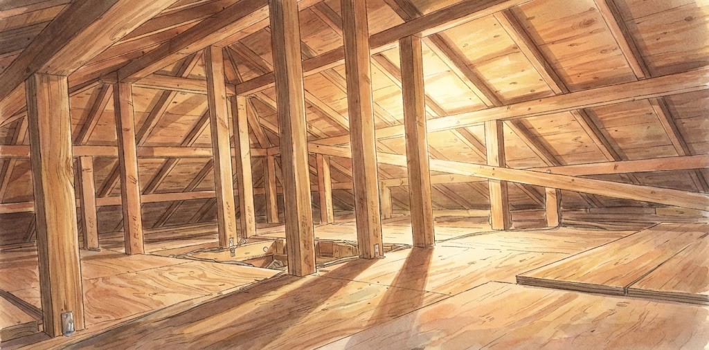 DIYで小屋裏をロフトや収納空間