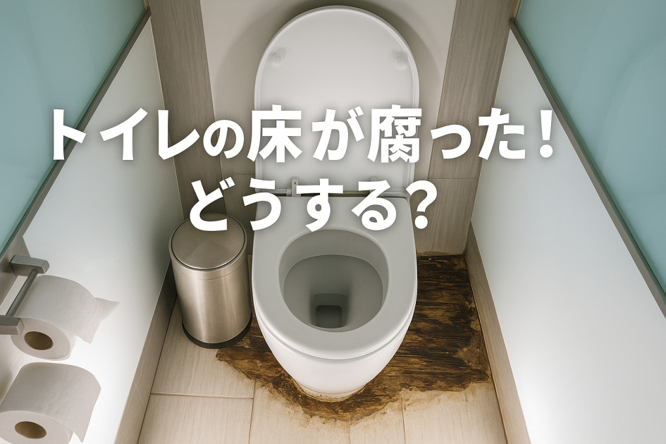 腐食したトイレの床の修理費用はいくら？ぶよぶよした床は張り替えが必要？