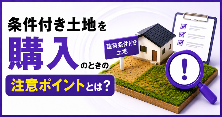 条件付き土地を購入のときの注意ポイントとは?
