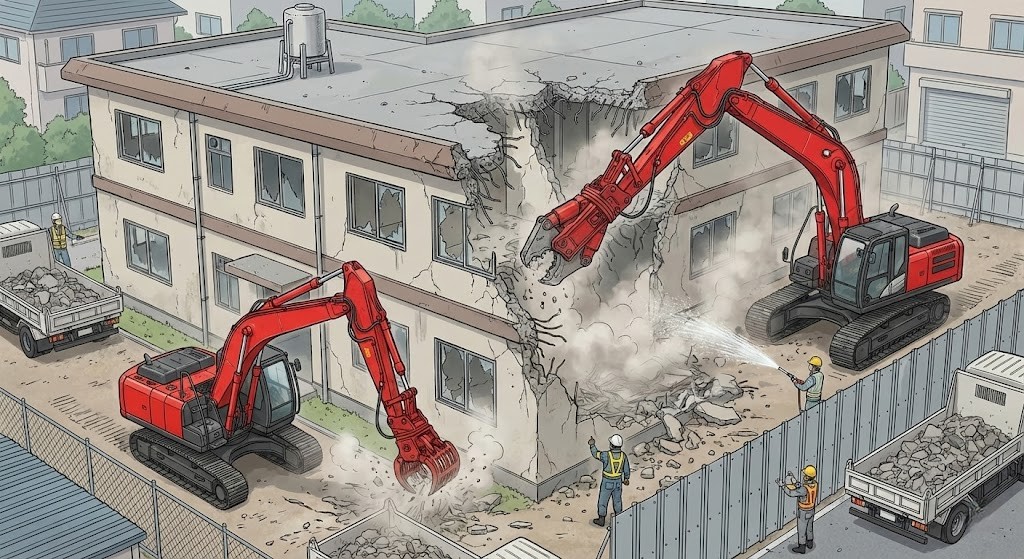 鉄筋コンクリート造の解体方法】解体の流れと費用相場について解説