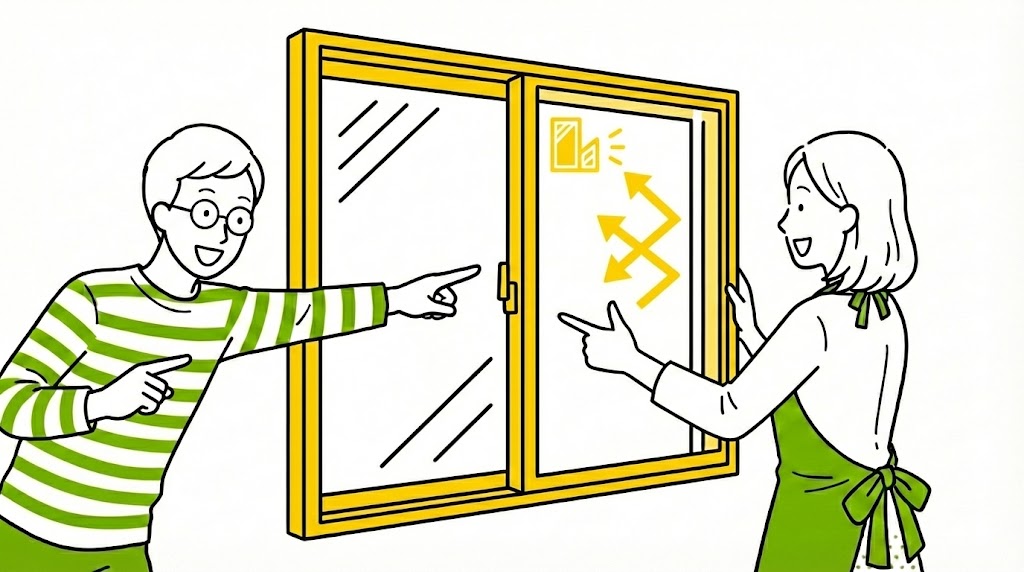 先進的窓リノベ2026事業補助金をイメージしたイラスト