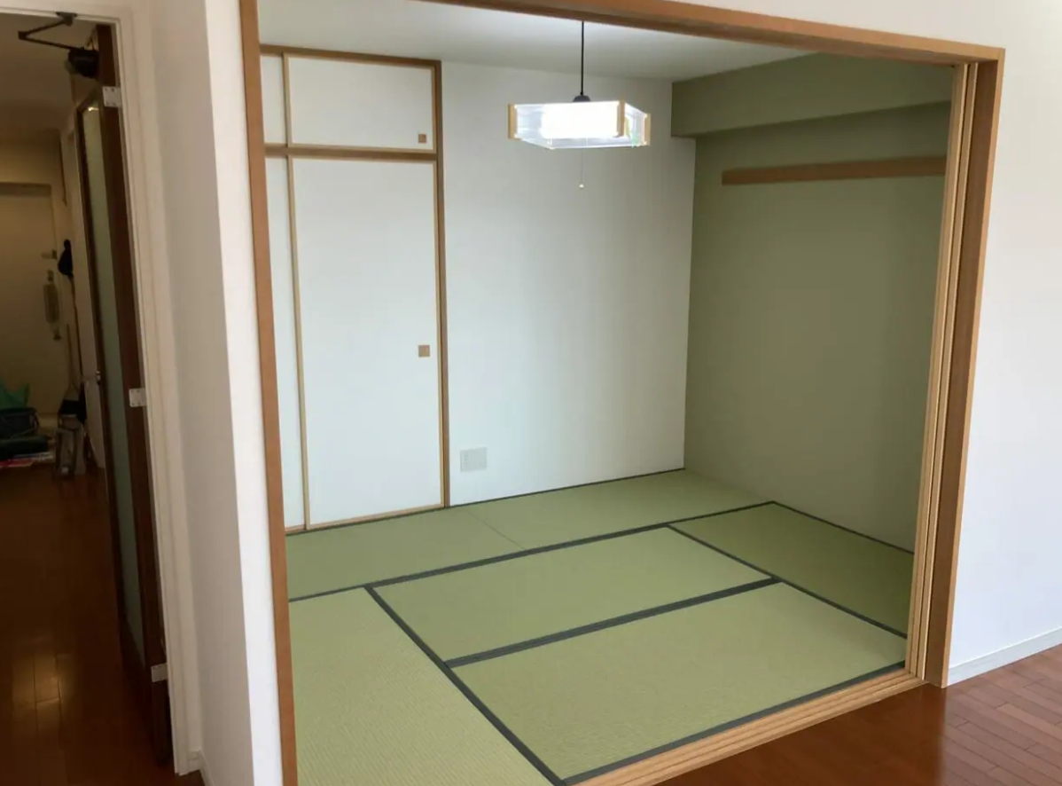 畳を新調した和室