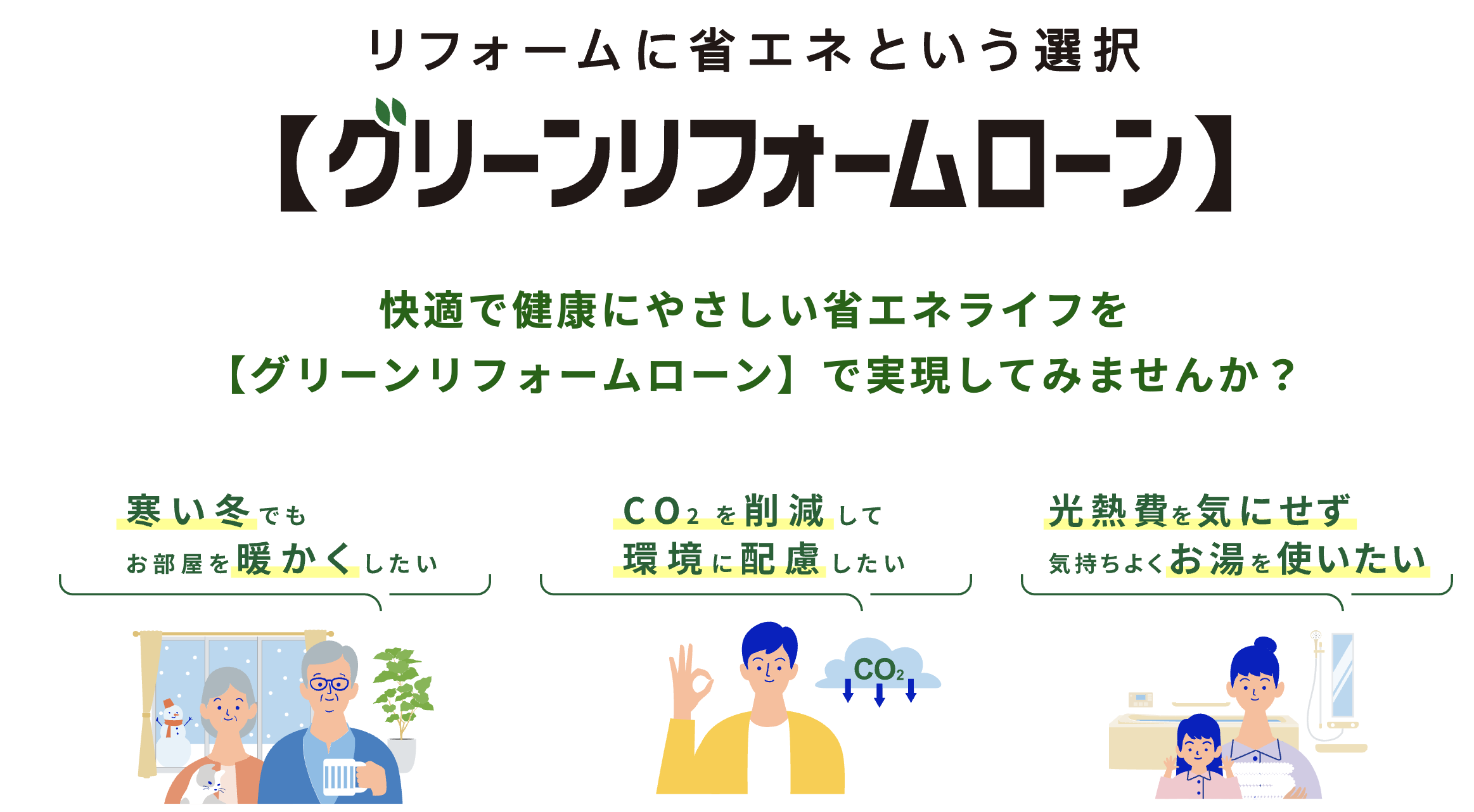 グリーンリフォームローンのTOP