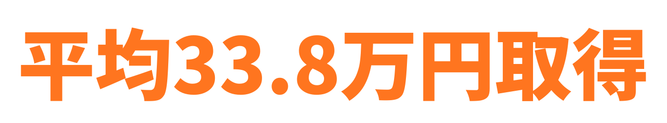 補助金利用者の平均取得金額は33.8万円