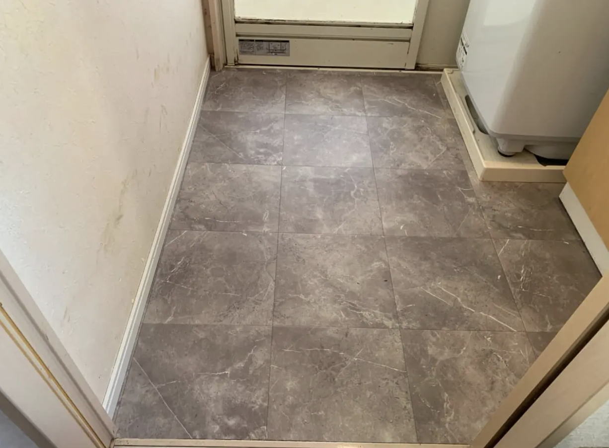 張り替えたクッションフロア