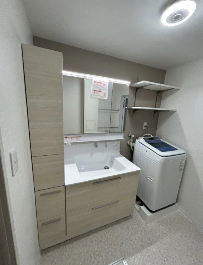 リフォームした洗面脱衣所