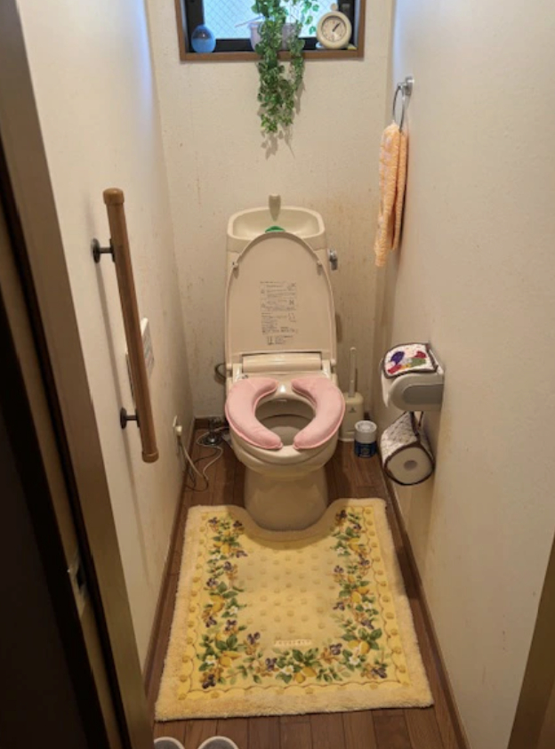 トイレを交換する前