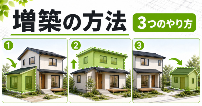 増築の方法・手順をわかりやすく解説！失敗しないための流れと注意点