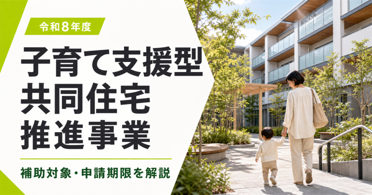 子育て支援型共同住宅推進事業とは？令和8年度の補助対象と申請期限を解説