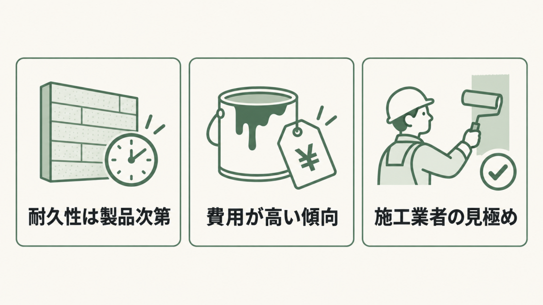 セラミック塗料で外壁塗装する際のデメリット